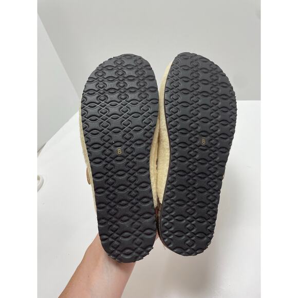 Calistoga Faux Sherpa Clogs Slide On Size 8 - Picture 4 of 5
